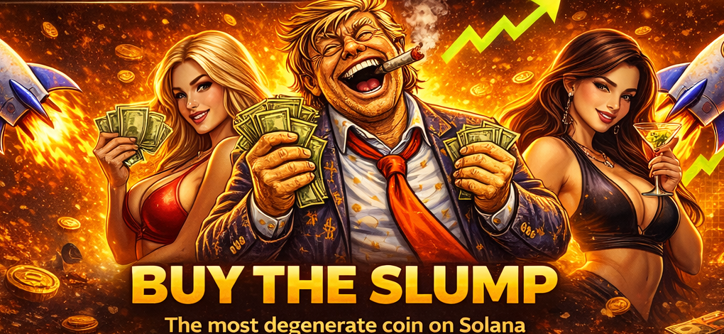 SLUMP mascot with girls